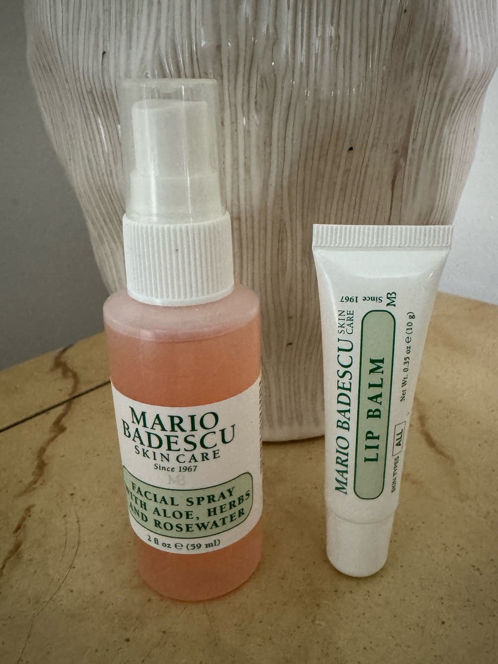 Mario Badescu Aloe,Herbs, and Rosewater & LipBalm